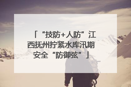 “技防+人防”江西抚州拧紧水库汛期安全“防御弦”