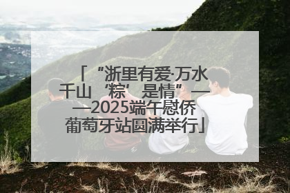 “浙里有爱·万水千山‘粽’是情”——2025端午慰侨葡萄牙站圆满举行