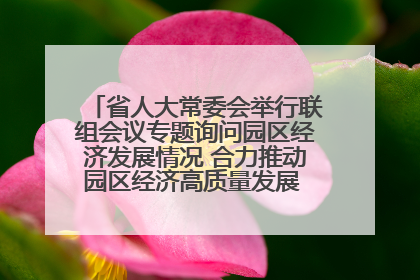 省人大常委会举行联组会议专题询问园区经济发展情况 合力推动园区经济高质量发展 王宁主持会议并讲话 王予波带队到会应询