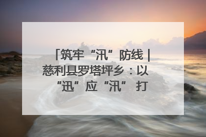 筑牢“汛”防线｜慈利县罗塔坪乡：以“迅”应“汛” 打赢暴雨防御战