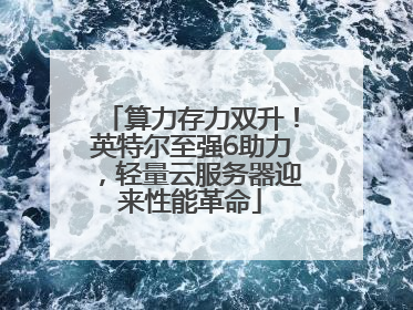 算力存力双升！英特尔至强6助力，轻量云服务器迎来性能革命