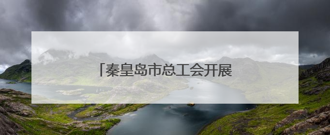 秦皇岛市总工会开展“六一”关爱活动