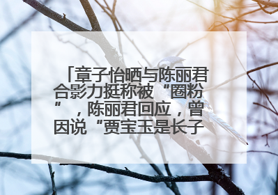 章子怡晒与陈丽君合影力挺称被“圈粉”，陈丽君回应，曾因说“贾宝玉是长子长孙”惹争议