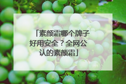 素颜霜哪个牌子好用安全？全网公认的素颜霜