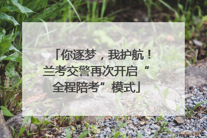 你逐梦，我护航！兰考交警再次开启“全程陪考”模式