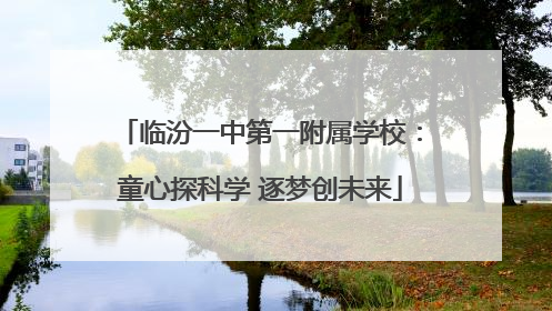 临汾一中第一附属学校：童心探科学 逐梦创未来
