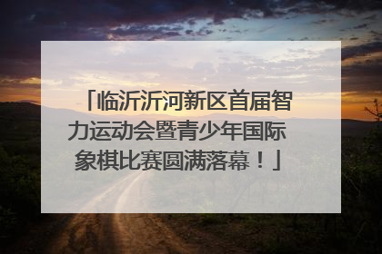 临沂沂河新区首届智力运动会暨青少年国际象棋比赛圆满落幕！