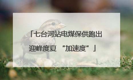 七台河站电煤保供跑出迎峰度夏 “加速度”