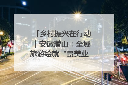 乡村振兴在行动｜安徽潜山：全域旅游绘就“景美业兴民富”新画卷