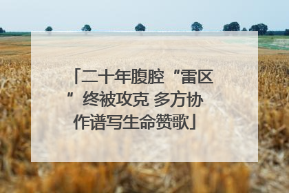 二十年腹腔“雷区”终被攻克 多方协作谱写生命赞歌