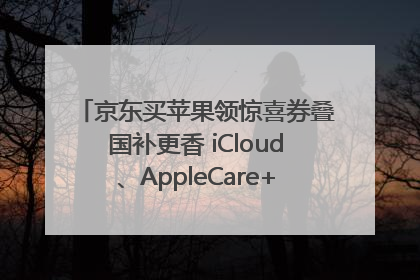 京东买苹果领惊喜券叠国补更香 iCloud、AppleCare+服务限时低至85折