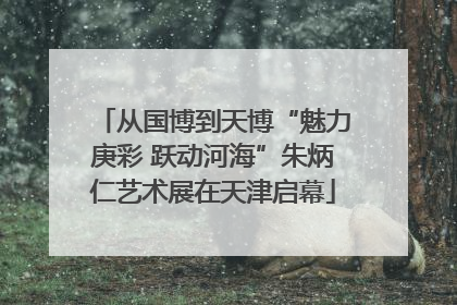 从国博到天博“魅力庚彩 跃动河海”朱炳仁艺术展在天津启幕