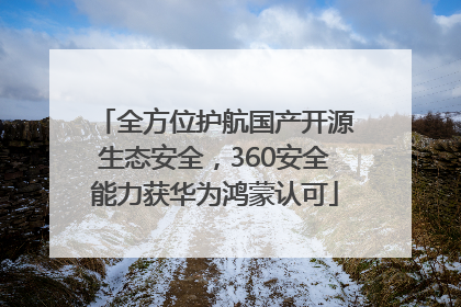 全方位护航国产开源生态安全，360安全能力获华为鸿蒙认可