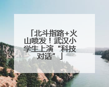 北斗指路+火山喷发！武汉小学生上演“科技对话”