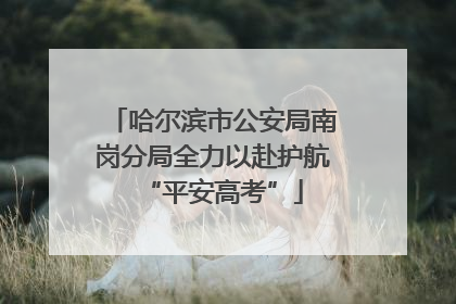 哈尔滨市公安局南岗分局全力以赴护航“平安高考”