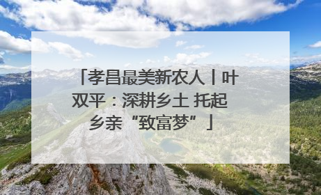 孝昌最美新农人丨叶双平：深耕乡土 托起乡亲“致富梦”