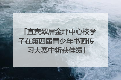 宜宾翠屏金坪中心校学子在第四届青少年书画传习大赛中斩获佳绩