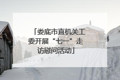 娄底市直机关工委开展“七一”走访慰问活动