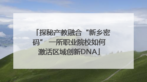 探秘产教融合“新乡密码” 一所职业院校如何激活区域创新DNA