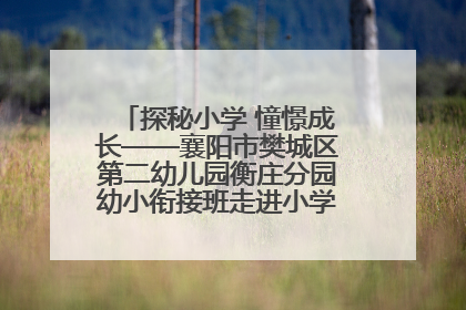 探秘小学 憧憬成长——襄阳市樊城区第二幼儿园衡庄分园幼小衔接班走进小学开展参观体验活动