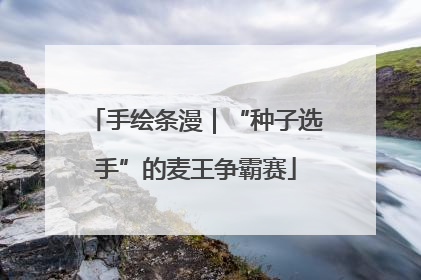 手绘条漫｜“种子选手”的麦王争霸赛