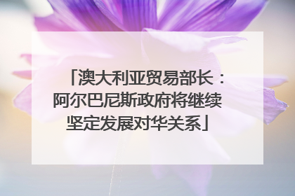 澳大利亚贸易部长：阿尔巴尼斯政府将继续坚定发展对华关系