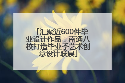 汇聚近600件毕业设计作品，南通八校打造毕业季艺术创意设计联展