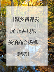 聚乡贤谋发展 永春县东关镇商会扬帆起航