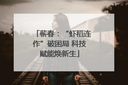蕲春：“虾稻连作”破困局 科技赋能焕新生