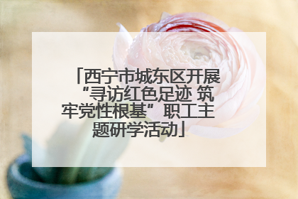 西宁市城东区开展“寻访红色足迹 筑牢党性根基”职工主题研学活动