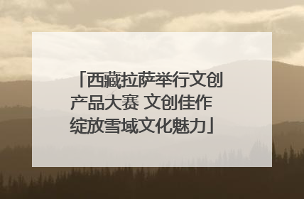 西藏拉萨举行文创产品大赛 文创佳作绽放雪域文化魅力