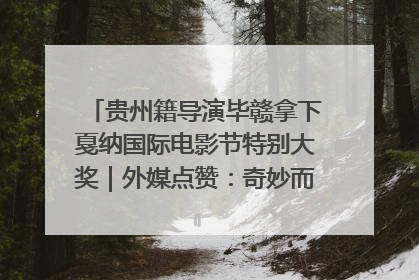 贵州籍导演毕赣拿下戛纳国际电影节特别大奖｜外媒点赞：奇妙而广阔的纯粹电影梦