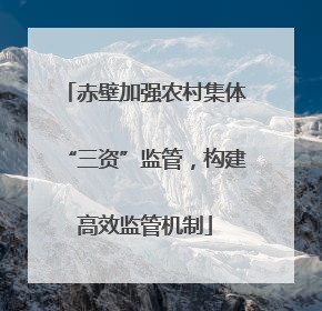 赤壁加强农村集体“三资”监管，构建高效监管机制