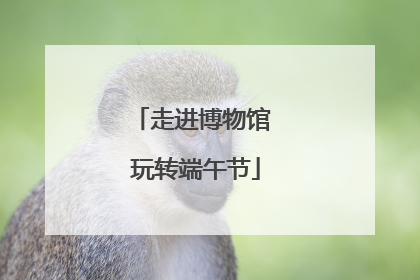 走进博物馆 玩转端午节