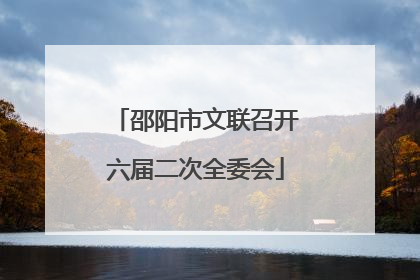 邵阳市文联召开六届二次全委会