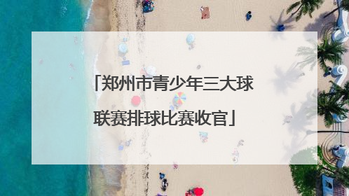郑州市青少年三大球联赛排球比赛收官