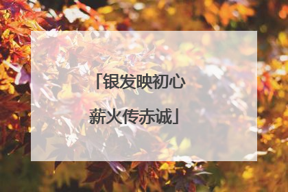 银发映初心 薪火传赤诚