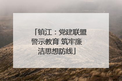 镇江：党建联盟警示教育 筑牢廉洁思想防线