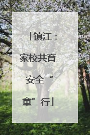 镇江：家校共育 安全“童”行