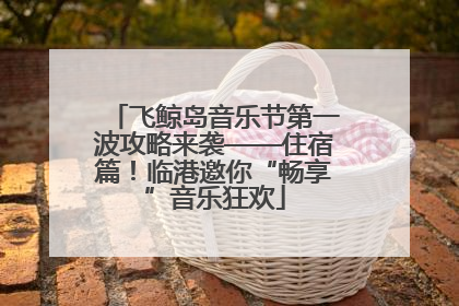 飞鲸岛音乐节第一波攻略来袭——住宿篇！临港邀你“畅享”音乐狂欢