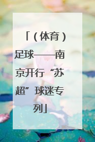 （体育）足球——南京开行“苏超”球迷专列