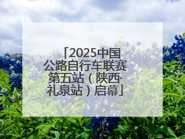 2025中国公路自行车联赛第五站（陕西·礼泉站）启幕