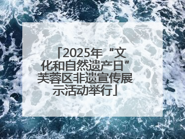 2025年“文化和自然遗产日”芙蓉区非遗宣传展示活动举行