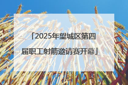 2025年望城区第四届职工射箭邀请赛开幕