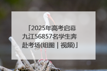 2025年高考启幕 九江56857名学生奔赴考场(组图｜视频)