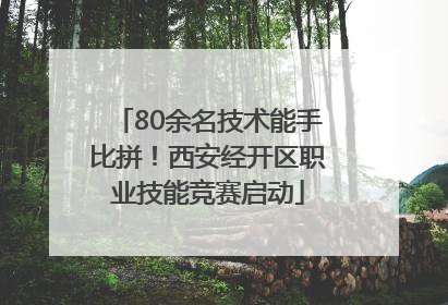 80余名技术能手比拼！西安经开区职业技能竞赛启动
